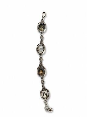 Brighton "Memory Lane" Silver-Tone Photo Charm Bracelet – 8.5" Keepsake
